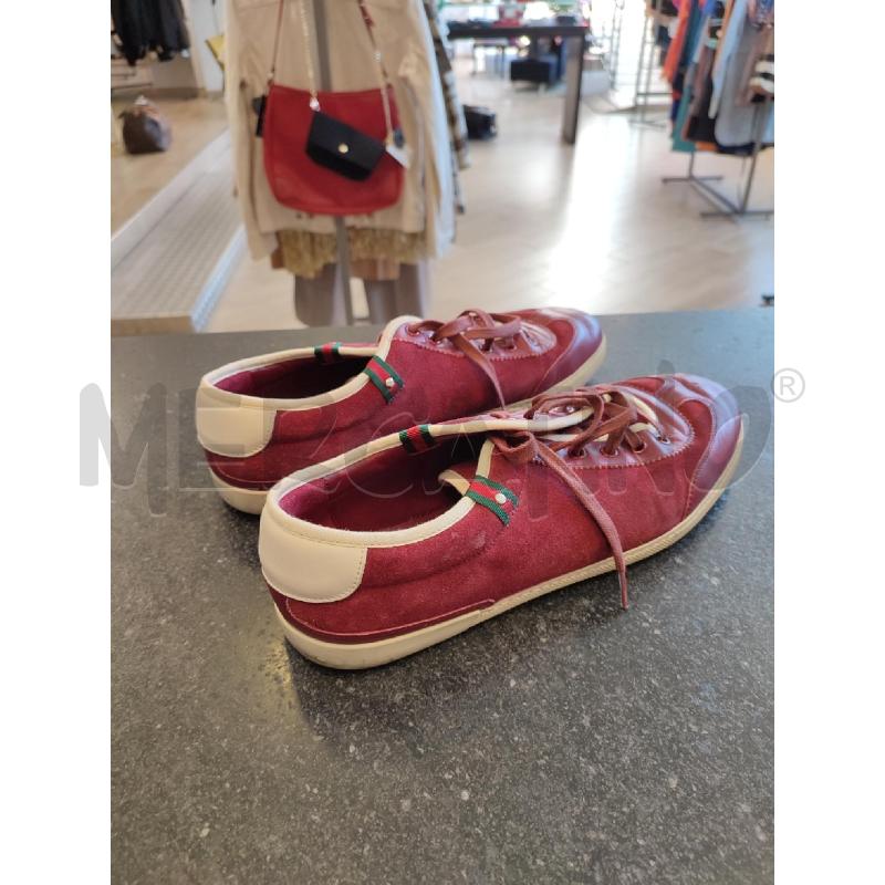 SCARPE UOMO ROSSE GUCCI SCAMOSCIATE | Mercatino dell'Usato Roma montemario 4