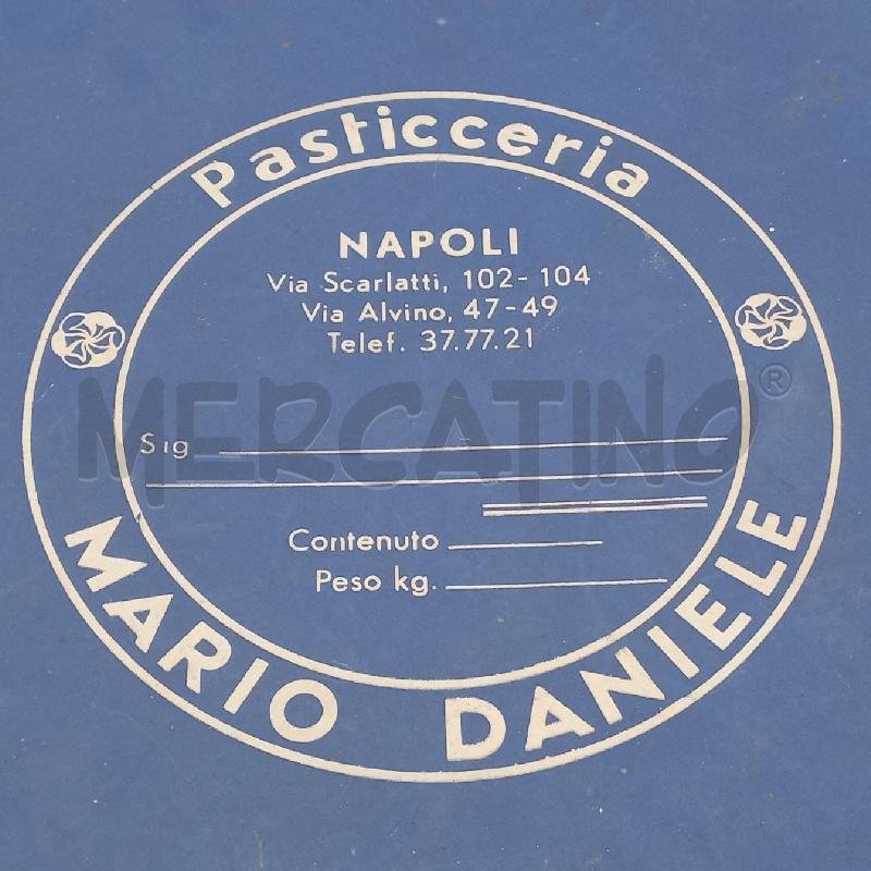 SCATOLA GRANDE TONDA PASTICCERIA NAPOLI | Mercatino dell'Usato Roma montemario 4