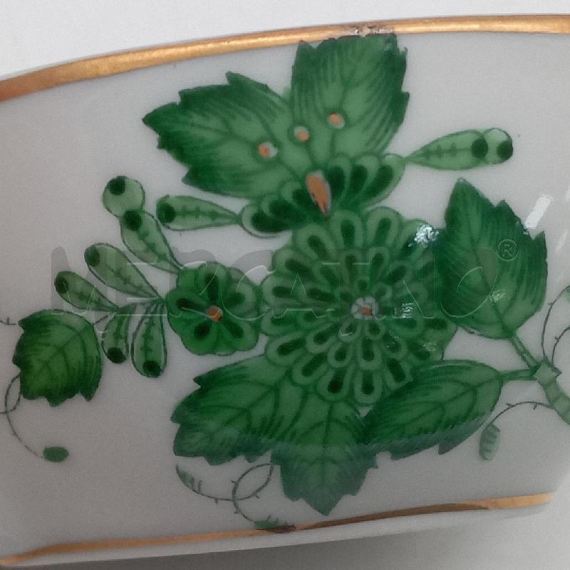 SCATOLINA HEREND CUORE FIORE VERDE | Mercatino dell'Usato Roma montemario 4