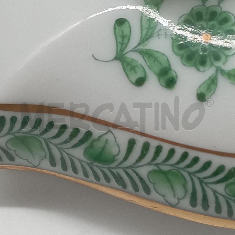 SCATOLINA HEREND CUORE FIORE VERDE | Mercatino dell'Usato Roma montemario 5