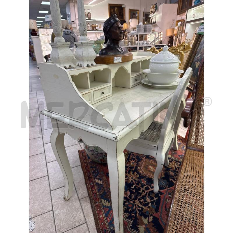 SCRIVANIA SHABBY 2CORPI+SEDIA | Mercatino dell'Usato Roma montemario 1