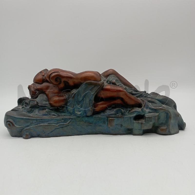 SCULTURA BRONZO AMANTI ALBA GONZALES | Mercatino dell'Usato Roma montemario 1