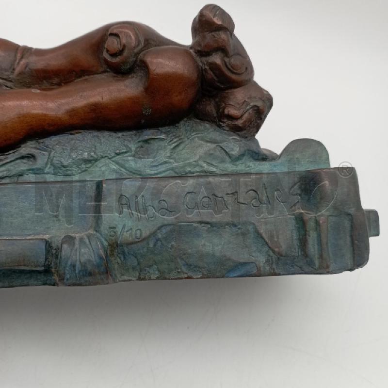 SCULTURA BRONZO AMANTI ALBA GONZALES | Mercatino dell'Usato Roma montemario 3