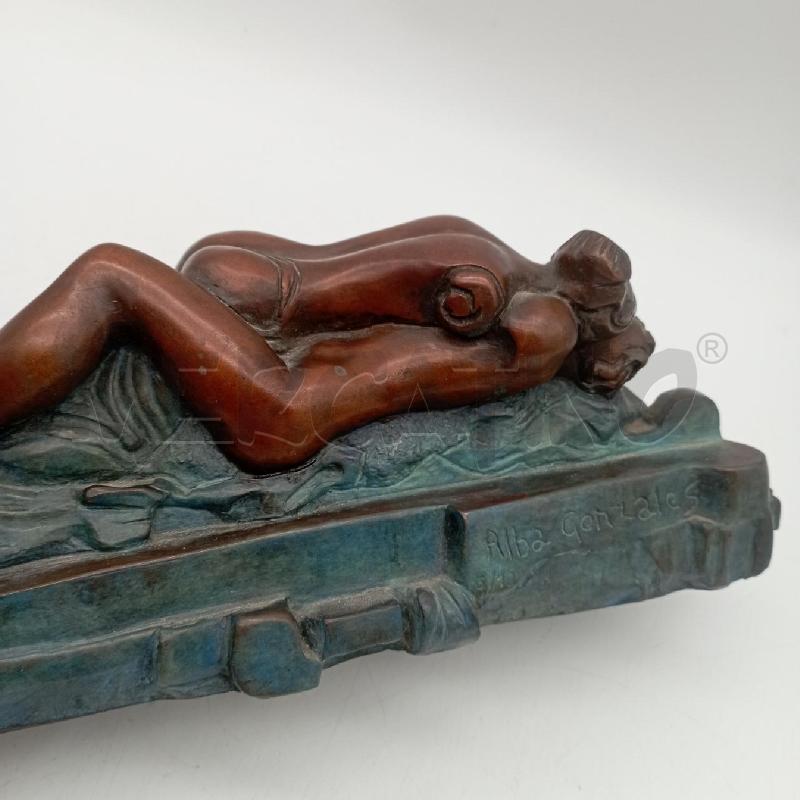 SCULTURA BRONZO AMANTI ALBA GONZALES | Mercatino dell'Usato Roma montemario 5