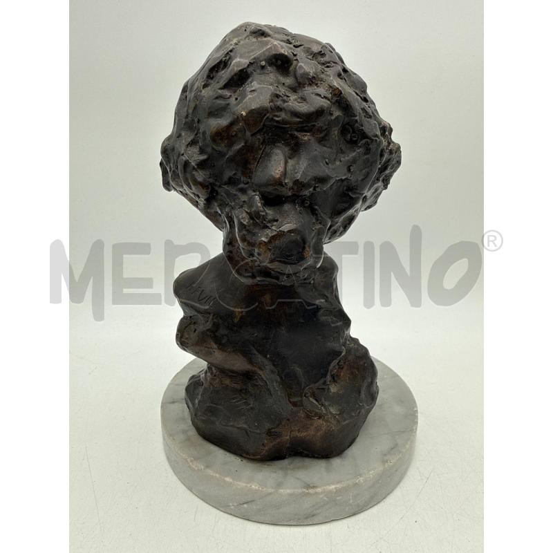 SCULTURA BRONZO NEVIL DONNA B MARMO | Mercatino dell'Usato Roma montemario 2