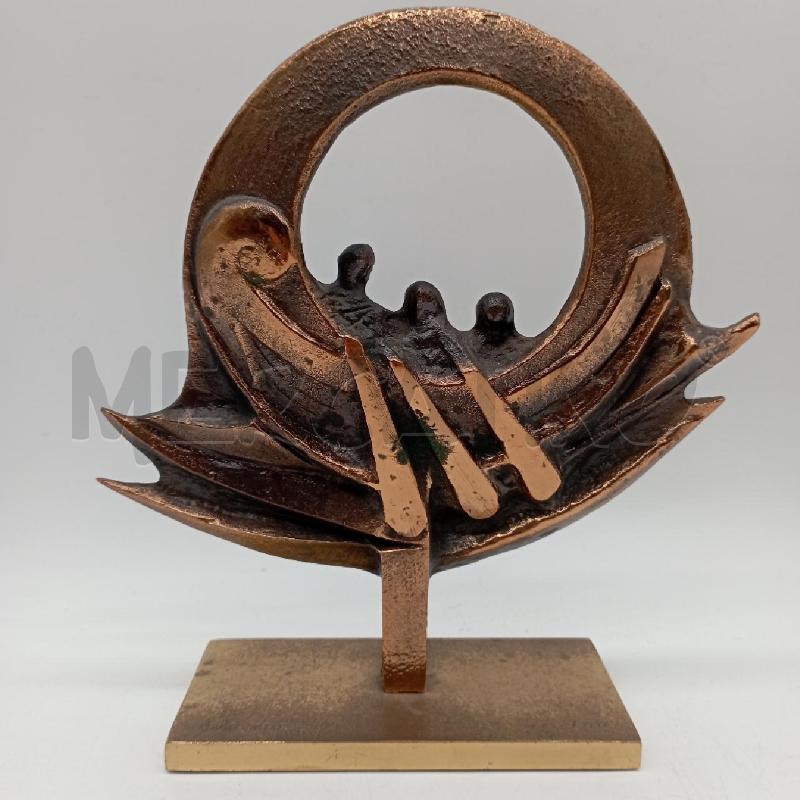 SCULTURA BRONZO SMALTATA FELIX 32/50 | Mercatino dell'Usato Roma montemario 2