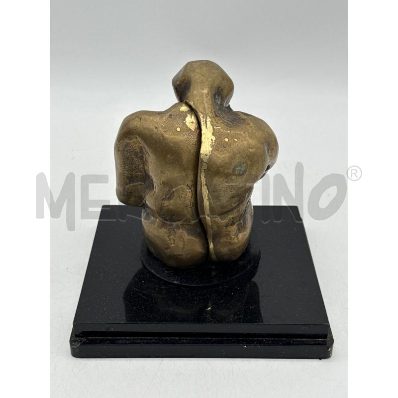 SCULTURA BRONZO UOMO DIVISO | Mercatino dell'Usato Roma montemario 2
