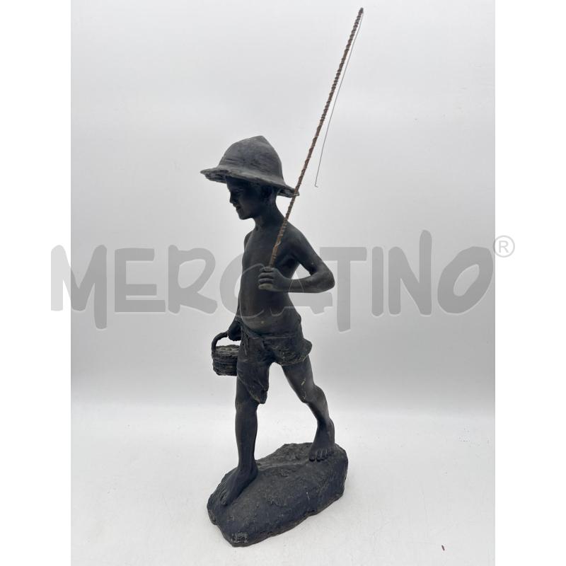 SCULTURA GIOVANE PESCATORE DE MARTINO | Mercatino dell'Usato Roma montemario 1