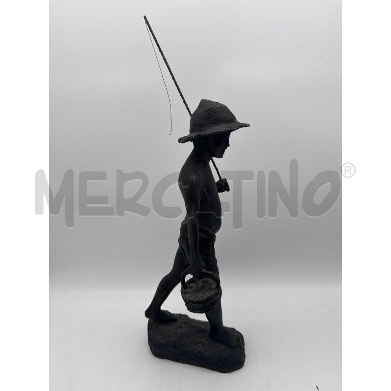 SCULTURA GIOVANE PESCATORE DE MARTINO | Mercatino dell'Usato Roma montemario 3