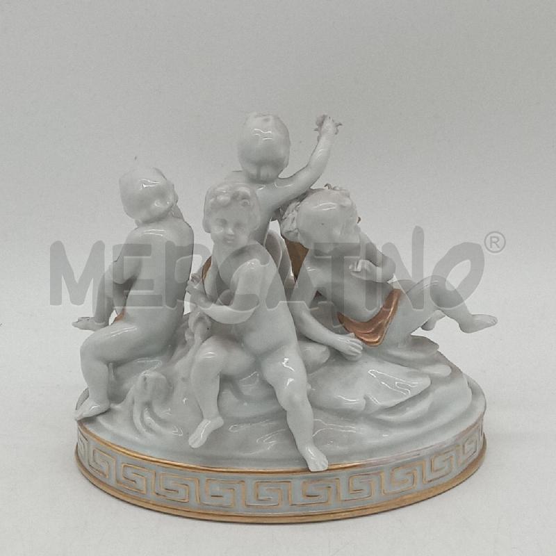 SCULTURA GRUPPO PORCELLANA CAPODIMONTE | Mercatino dell'Usato Roma montemario 2