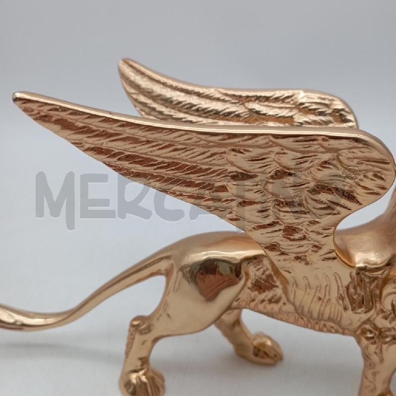 SCULTURA MET DORATO LEONE VENEZIA | Mercatino dell'Usato Roma montemario 4
