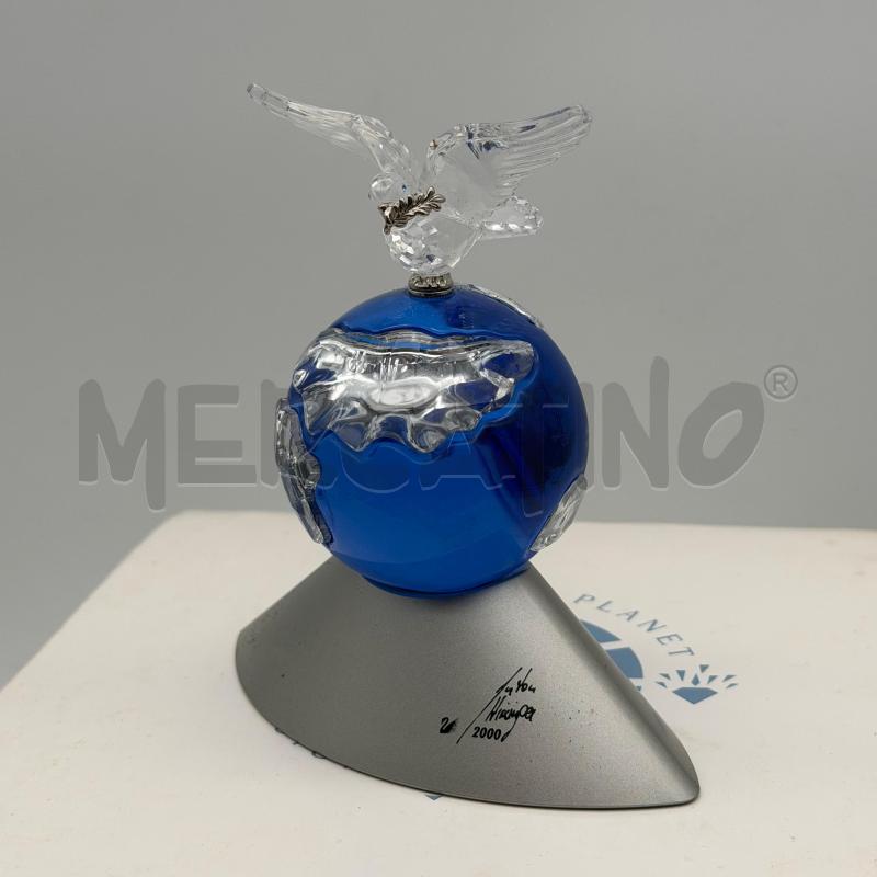 SCULTURA SWAROVSKI CRYSTAL PLANET VISION 2000 | Mercatino dell'Usato Roma montemario 1