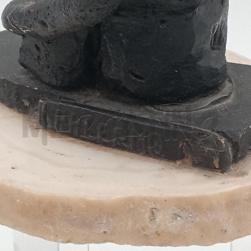 SCULTURA UOMO PALERMO BRONZO | Mercatino dell'Usato Roma montemario 3