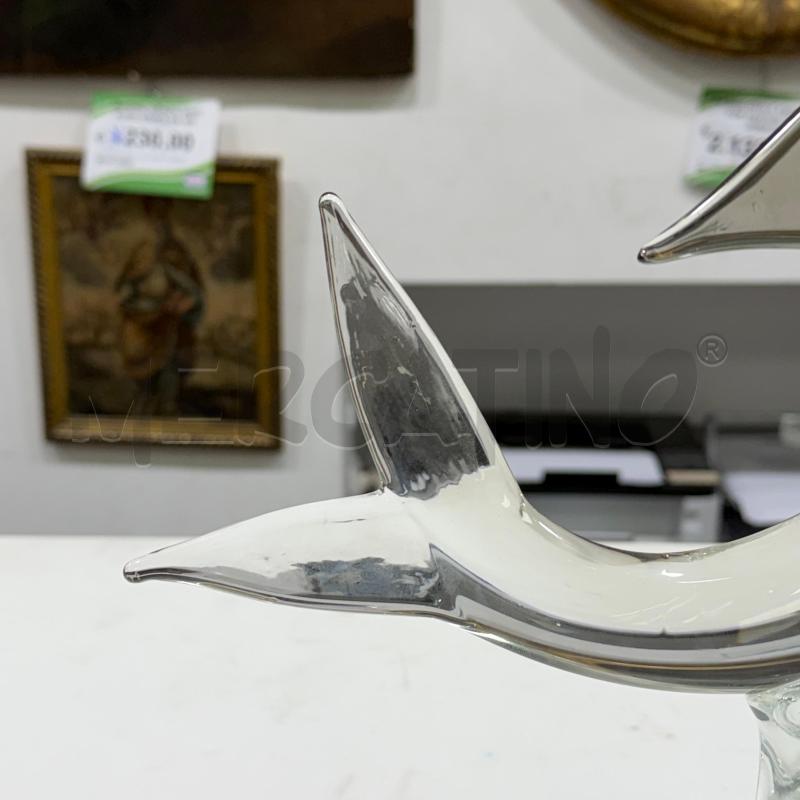 SCULTURA ZANETTI VETRO LUNA PESCE | Mercatino dell'Usato Roma montemario 4
