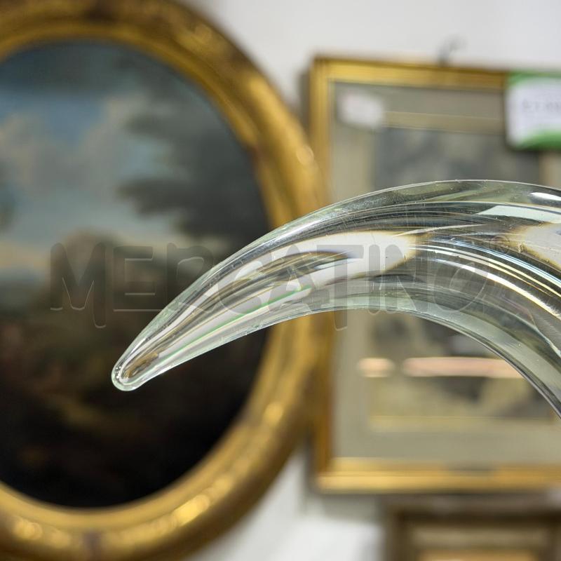 SCULTURA ZANETTI VETRO LUNA PESCE | Mercatino dell'Usato Roma montemario 5