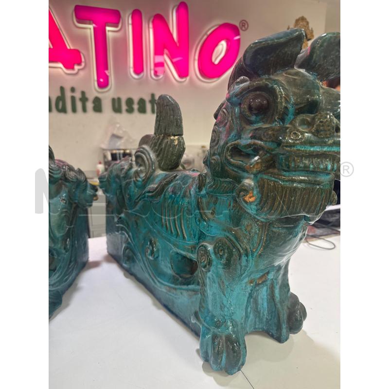 SCULTURE COPPIA CANI DI PHO TERR DA RIV | Mercatino dell'Usato Roma montemario 3