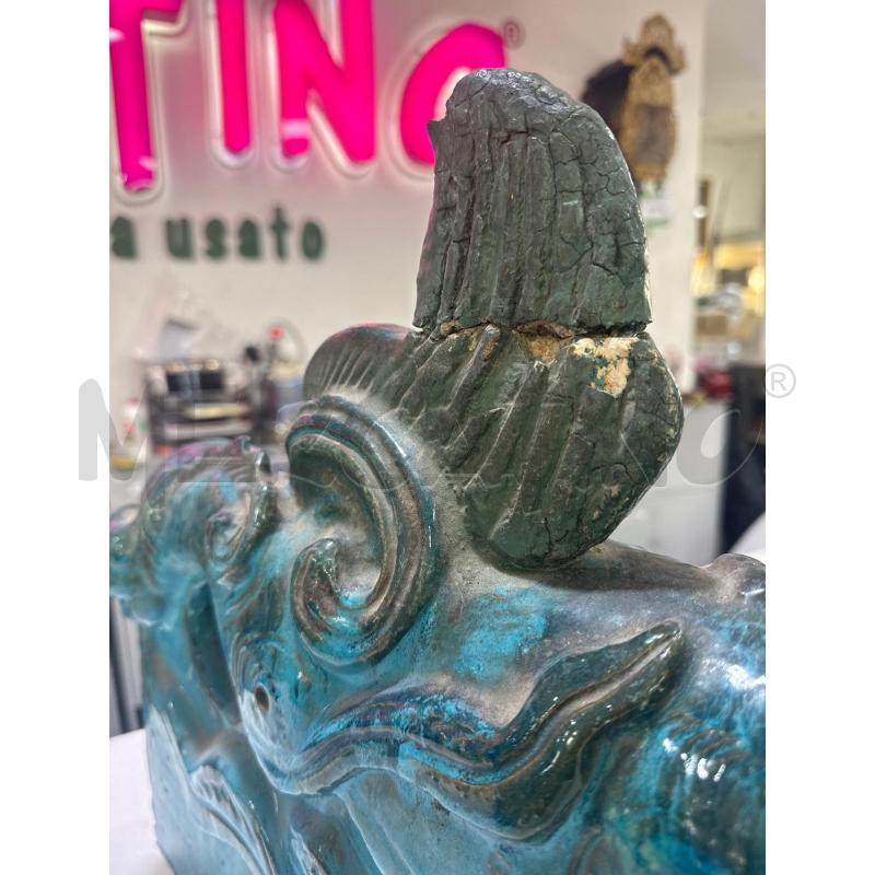 SCULTURE COPPIA CANI DI PHO TERR DA RIV | Mercatino dell'Usato Roma montemario 5