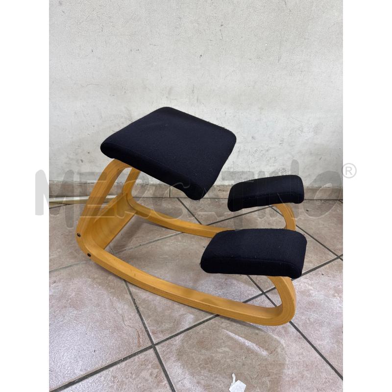 SEDIA ERGONOMICA VARIER NERA | Mercatino dell'Usato Roma montemario 1