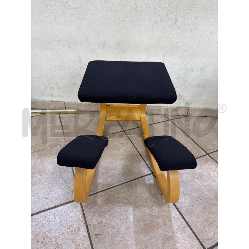 SEDIA ERGONOMICA VARIER NERA | Mercatino dell'Usato Roma montemario 2