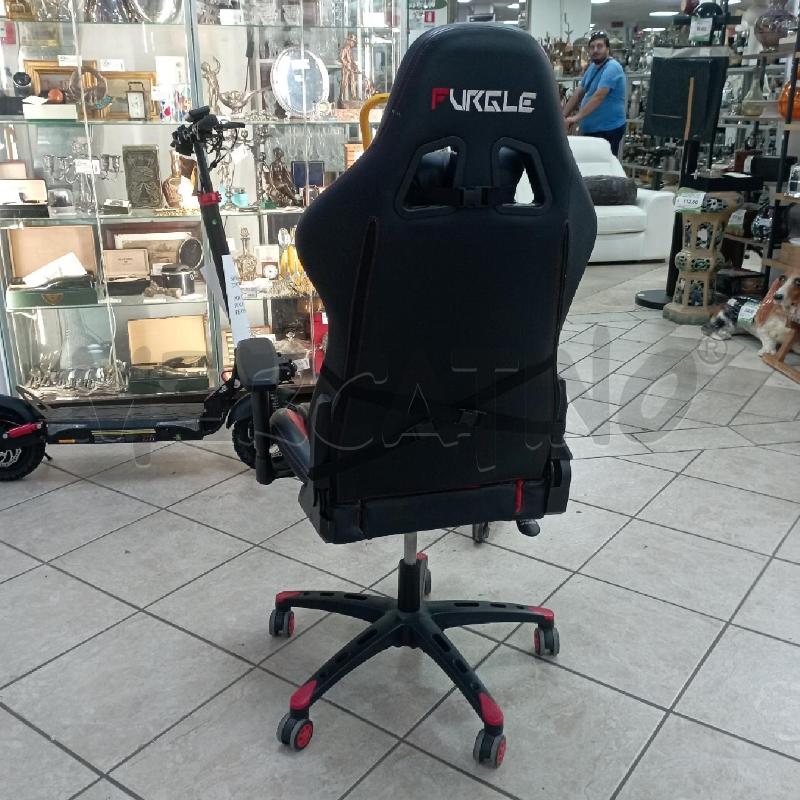 SEDIA GAMING FURGLE ROSSONERA | Mercatino dell'Usato Roma montemario 3