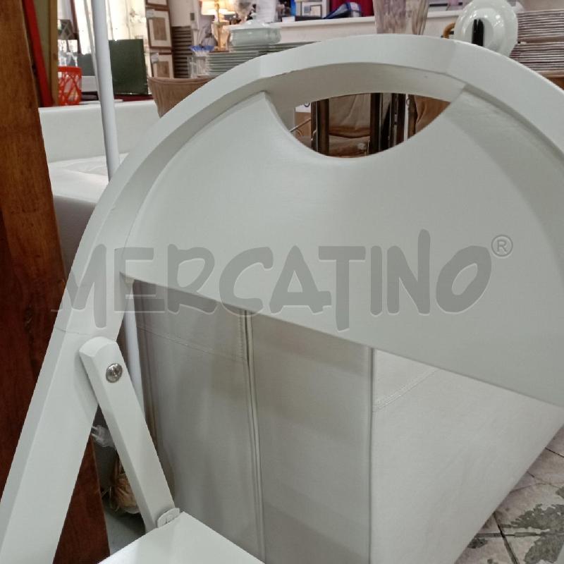 SEDIA TRIC CASTIGLIONI PIEGH.BIANCA | Mercatino dell'Usato Roma montemario 3