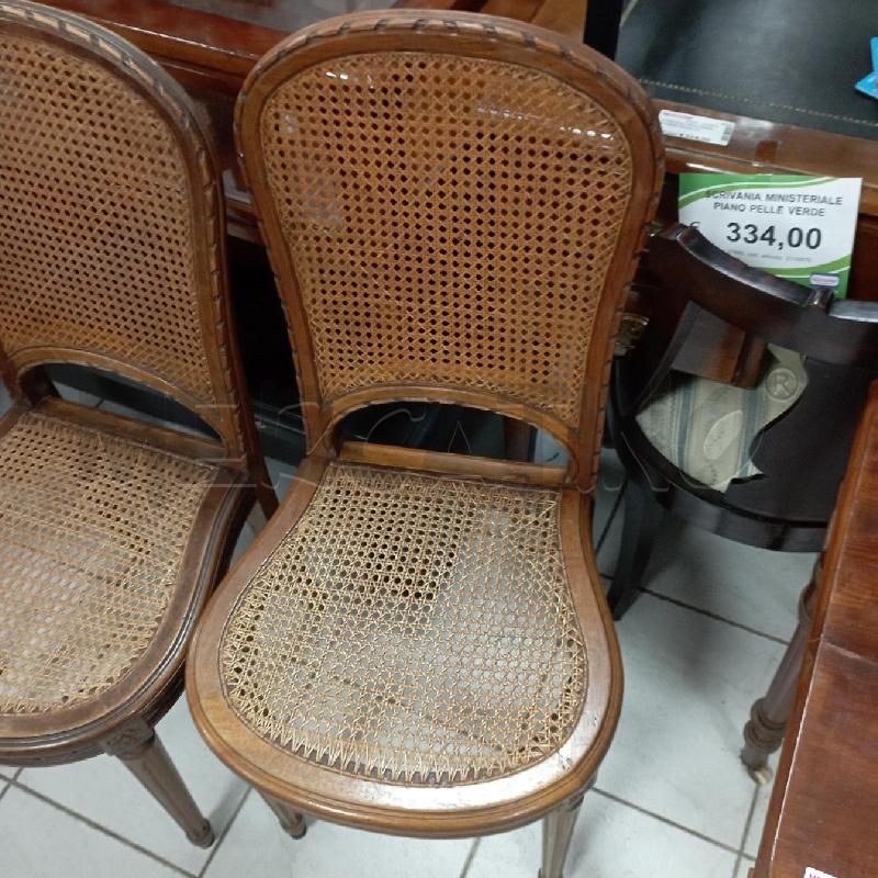 SEDIE 4PZ PAGLIA DI VIENNA | Mercatino dell'Usato Roma montemario 2