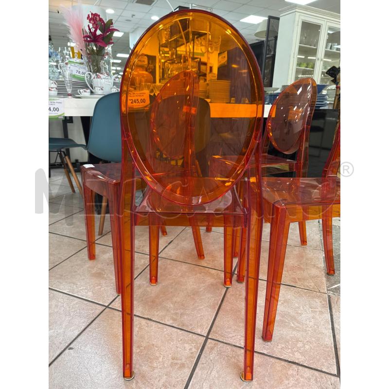 SEDIE KARTELL GHOST ROSSE 4PZ | Mercatino dell'Usato Roma montemario 4