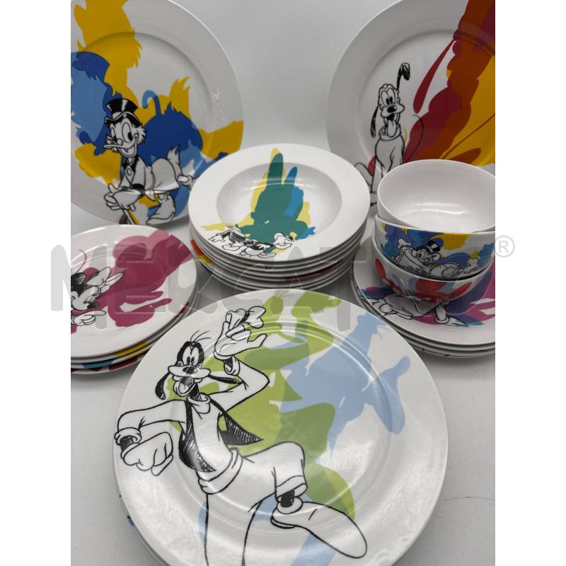 SERVIZIO DISNEY IN TAVOLA 6 PERSONE  | Mercatino dell'Usato Roma montemario 1