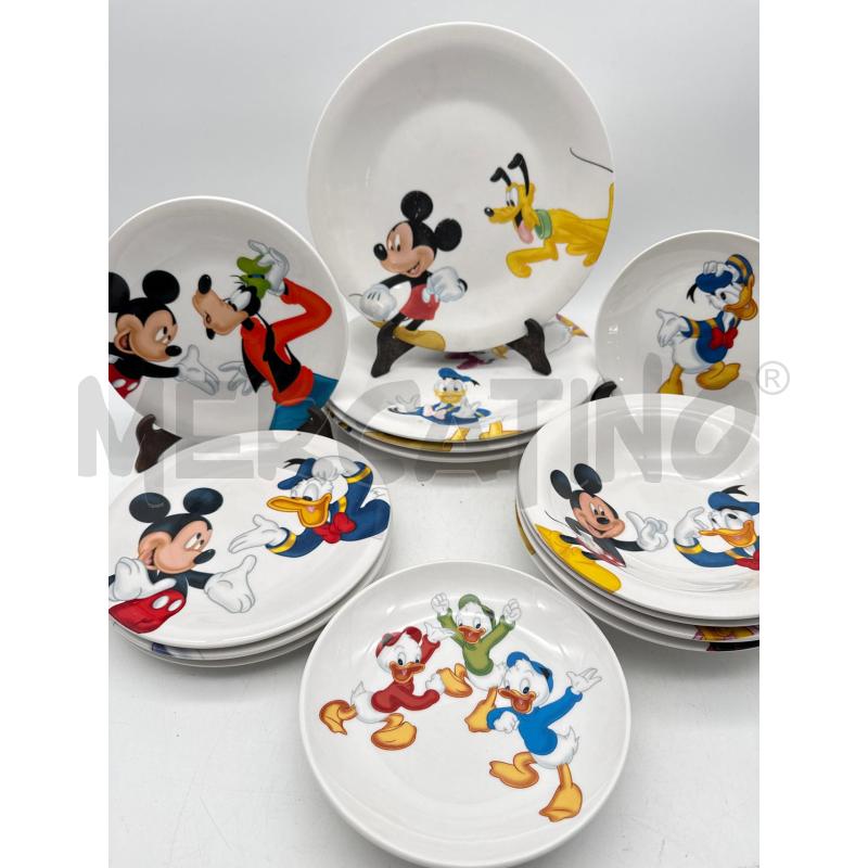 SERVIZIO PIATTI DISNEY 4 PERSONE | Mercatino dell'Usato Roma montemario 1