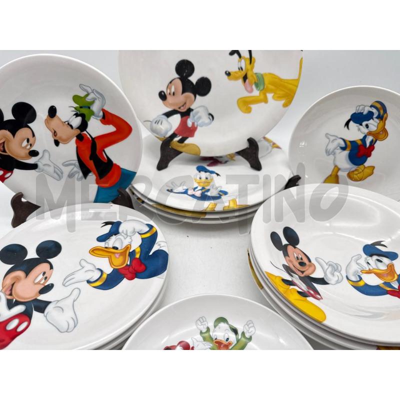 SERVIZIO PIATTI DISNEY 4 PERSONE | Mercatino dell'Usato Roma montemario 2