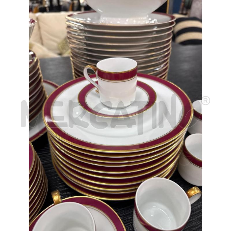 SERVIZIO PIATTI HEINRICH BOPRDO ROSSO ORO X12P | Mercatino dell'Usato Roma montemario 2