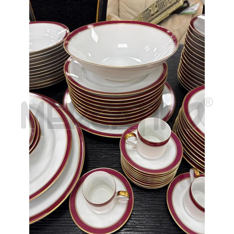 SERVIZIO PIATTI HEINRICH BOPRDO ROSSO ORO X12P | Mercatino dell'Usato Roma montemario 4