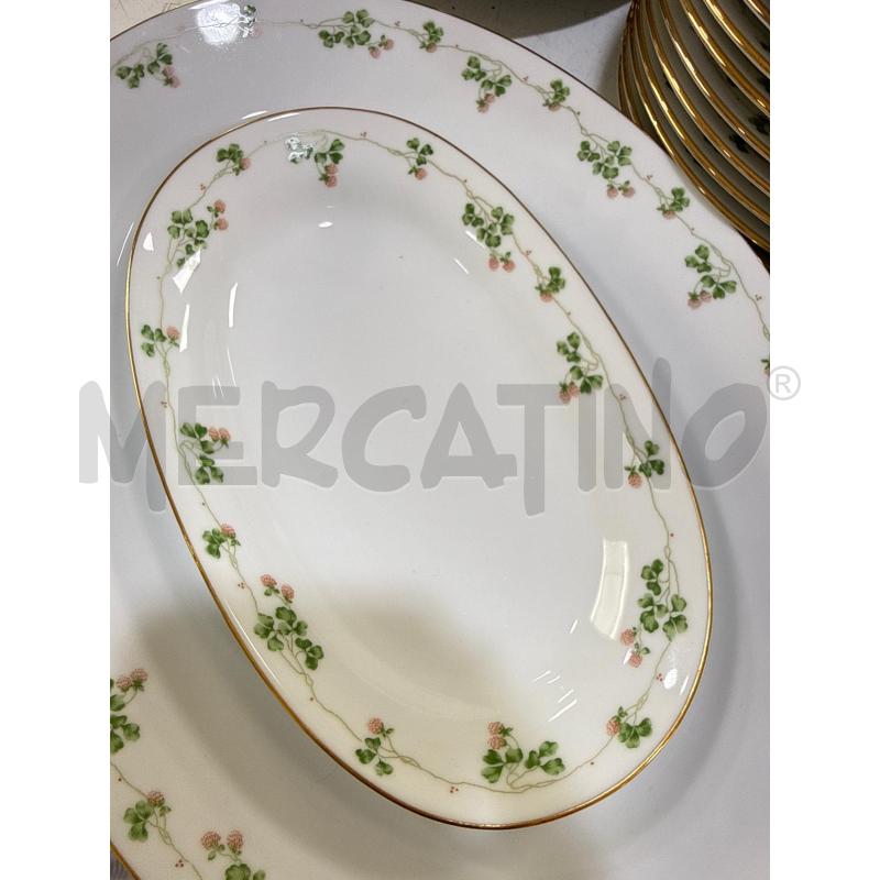 SERVIZIO RICHARD GINORI 43 PZ DECORI FOGLIE VERDI  | Mercatino dell'Usato Roma montemario 2
