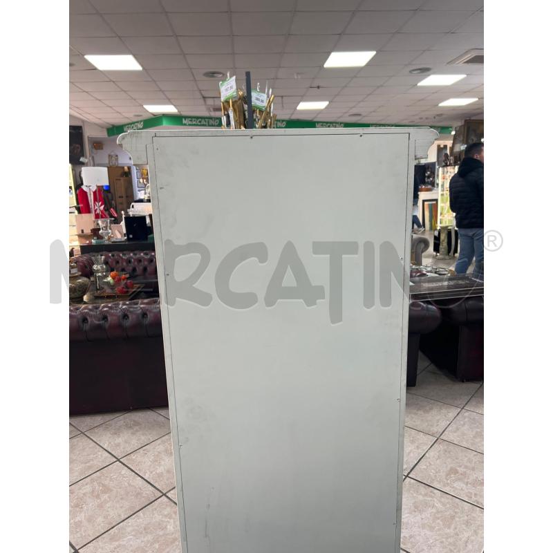 SETTIMINO CORTE ZARI BIANCO COLATURE BLU | Mercatino dell'Usato Roma montemario 5