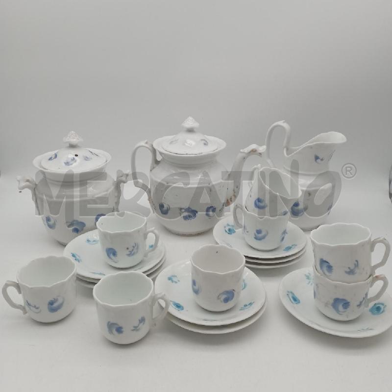 SET CAFFE' PORC VECCHIA PARIGI BLU PZ 8+3 | Mercatino dell'Usato Roma montemario 1