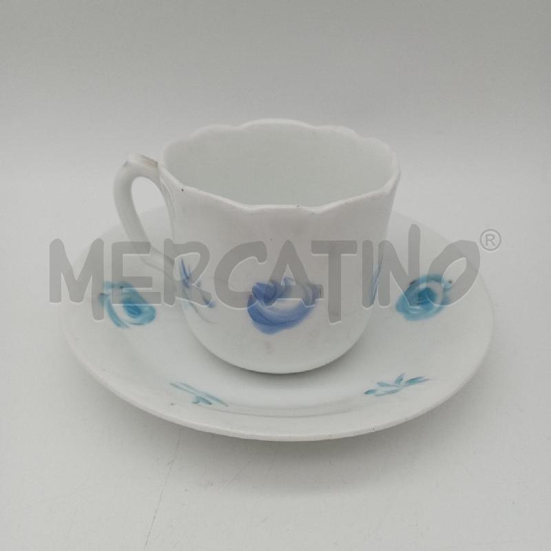 SET CAFFE' PORC VECCHIA PARIGI BLU PZ 8+3 | Mercatino dell'Usato Roma montemario 2