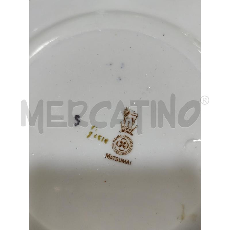 SET PIATTI DESSERT ROYAL DOULTON PZ 16 | Mercatino dell'Usato Roma montemario 4