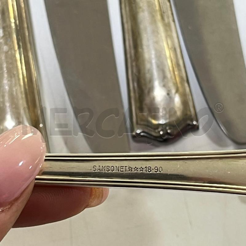 SET POSATE SAMBONET COMPLETO X12P | Mercatino dell'Usato Roma montemario 2