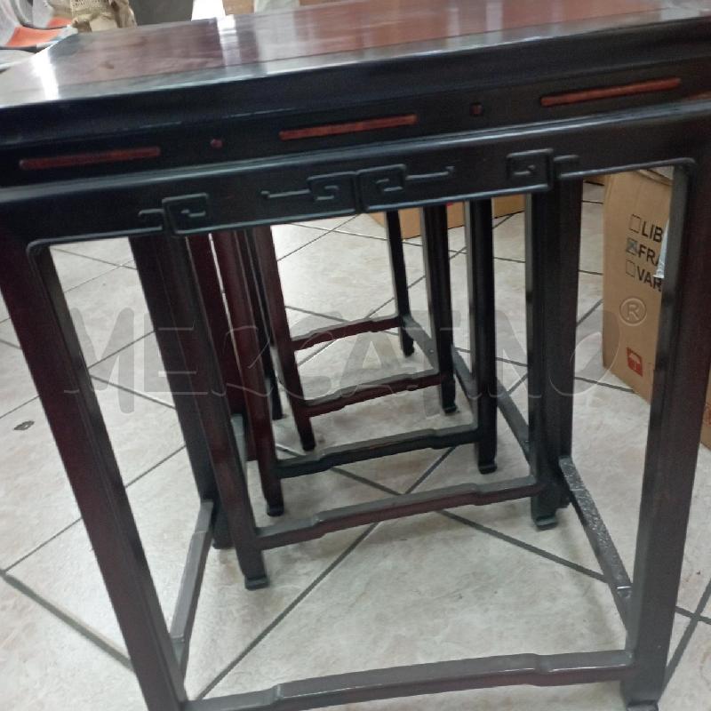 SET TAVOLINI A NIDO CINESI 4PZ | Mercatino dell'Usato Roma montemario 2