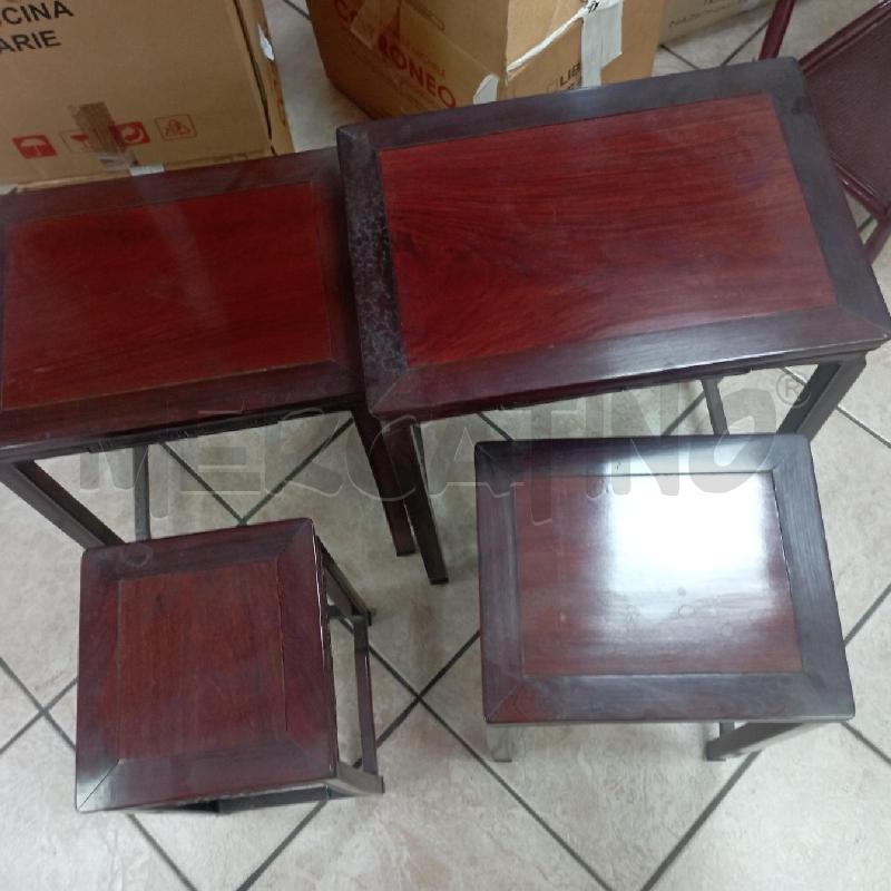 SET TAVOLINI A NIDO CINESI 4PZ | Mercatino dell'Usato Roma montemario 3