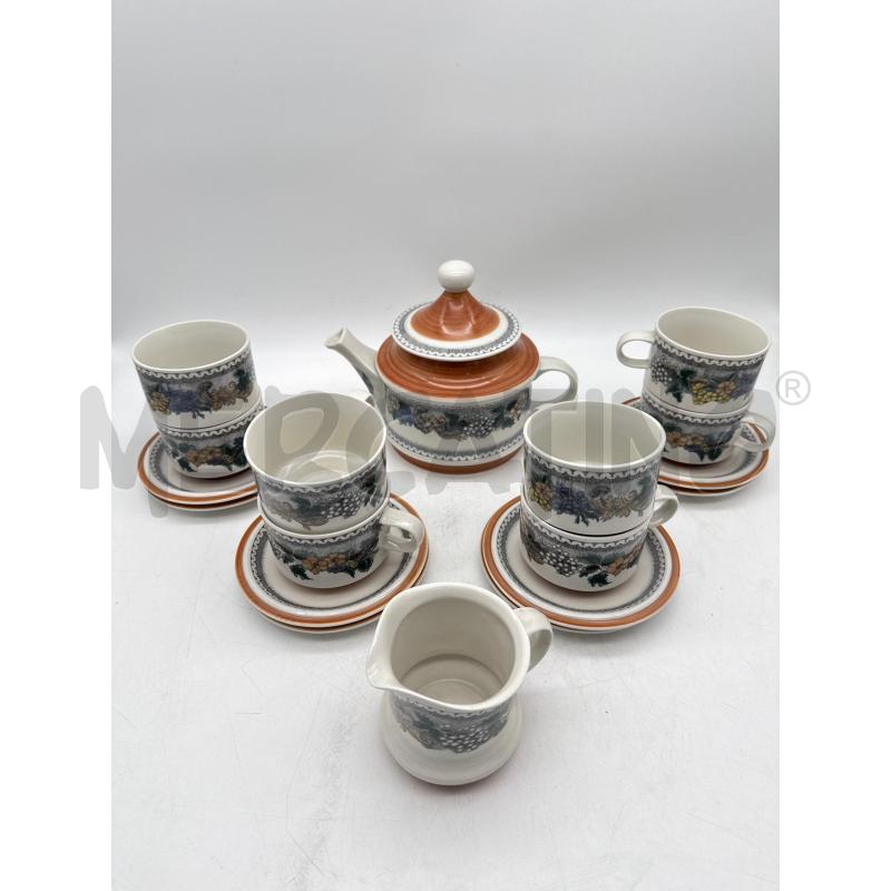 SET THE CER GOEBEL BURGUND GRAPPOLI PZ 7 | Mercatino dell'Usato Roma montemario 1