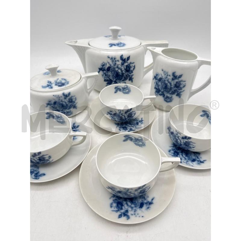SET THE ROSENTHAL 4+3 FIORI BLU | Mercatino dell'Usato Roma montemario 1