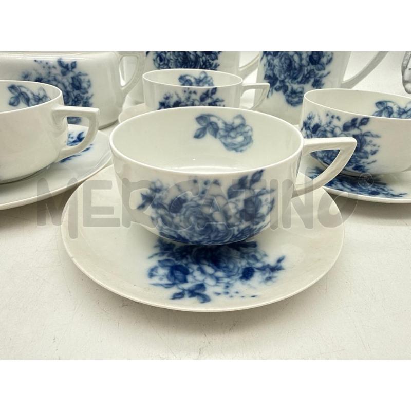 SET THE ROSENTHAL 4+3 FIORI BLU | Mercatino dell'Usato Roma montemario 2