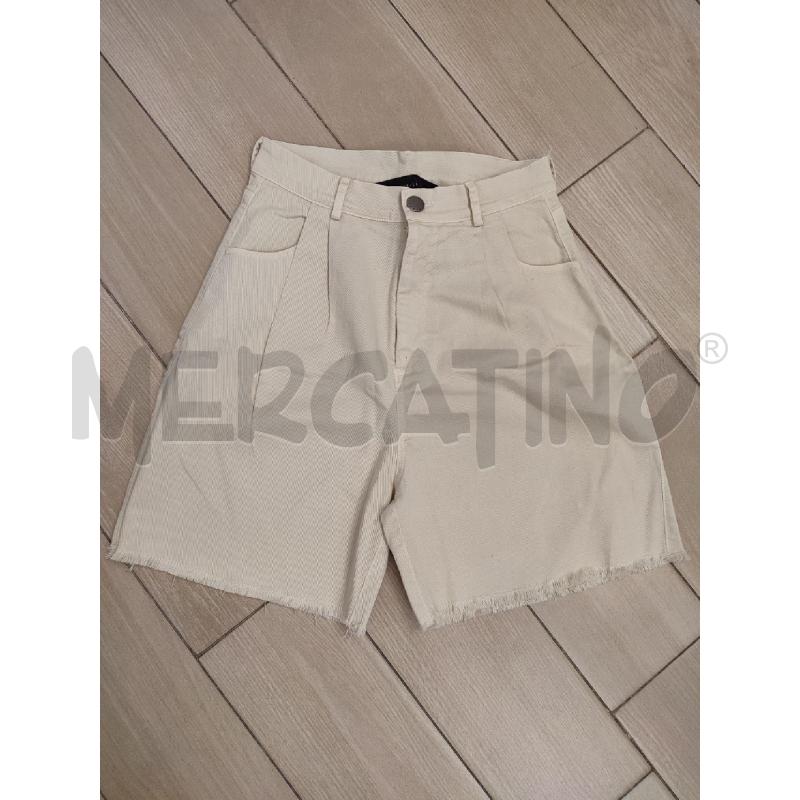 SHORTS DONNA BEIGE FEDERICA TOSI | Mercatino dell'Usato Roma montemario 1