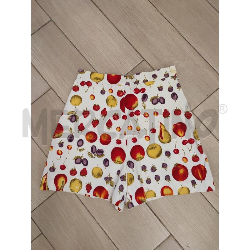 SHORTS DONNA BIANCO BURBERRY FRUTTA | Mercatino dell'Usato Roma montemario 1
