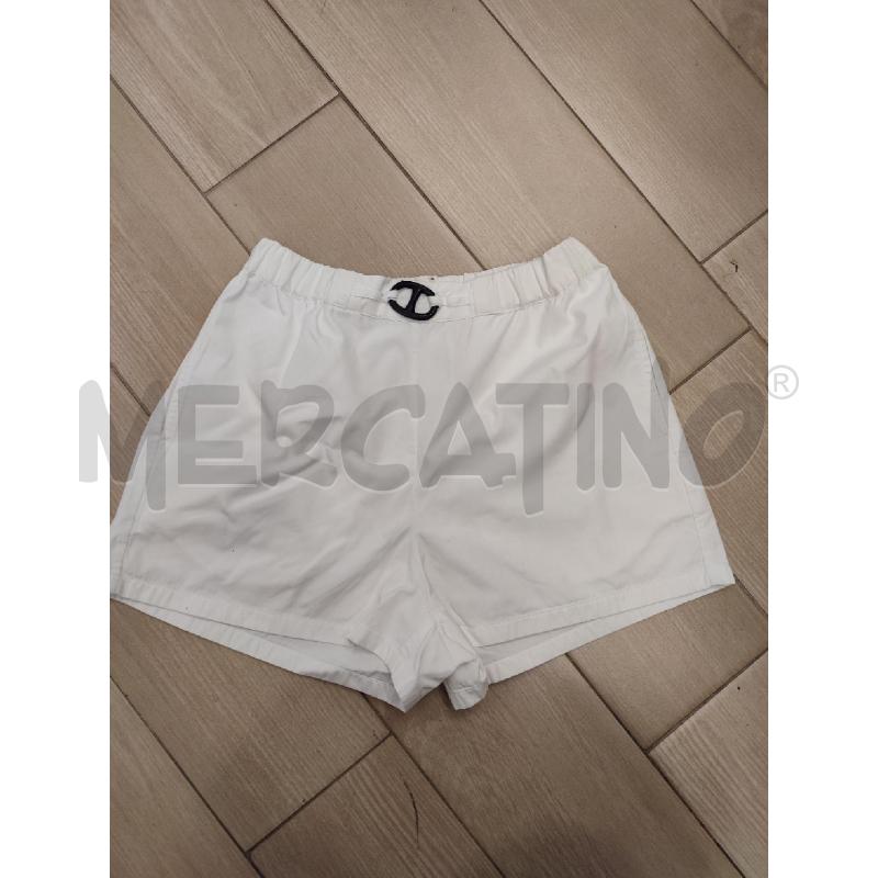SHORTS DONNA BIANCO HERMES FIBBIA GOMMA  | Mercatino dell'Usato Roma montemario 1
