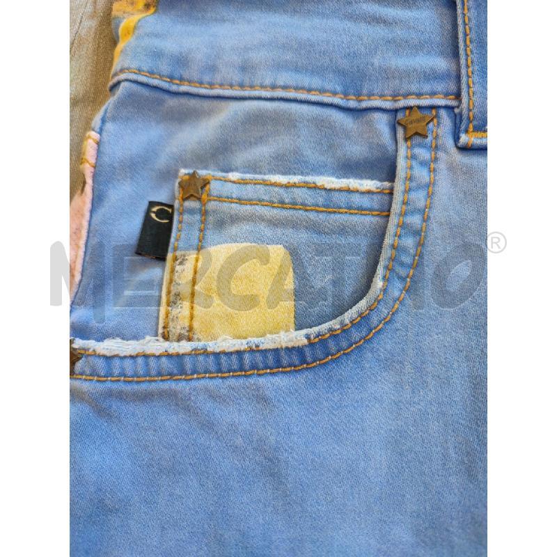 SHORTS DONNA BLU JUST CAVALLI FANTASIA | Mercatino dell'Usato Roma montemario 2