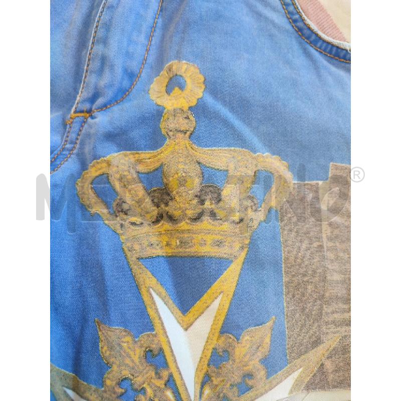 SHORTS DONNA BLU JUST CAVALLI FANTASIA | Mercatino dell'Usato Roma montemario 3