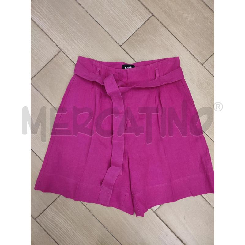 SHORTS DONNA FUCSIA EMME CINTURA | Mercatino dell'Usato Roma montemario 1