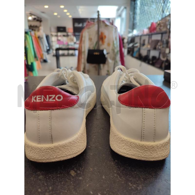 SNEAKERS DONNA BIANCHE ROSSE KENZO+SCATOLA | Mercatino dell'Usato Roma montemario 3
